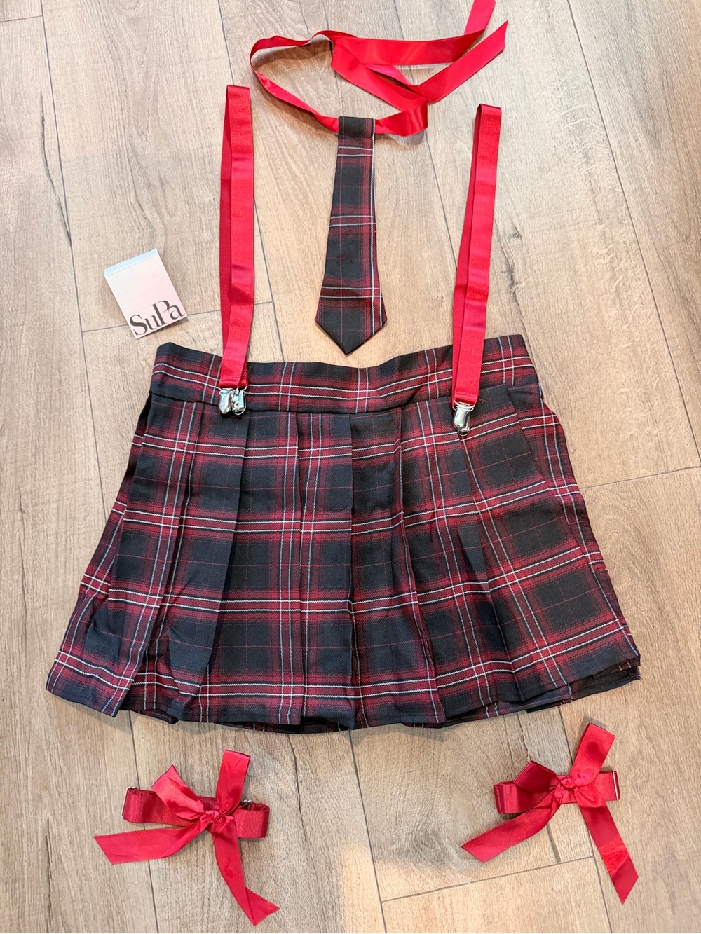 Cosplay Schoolgirl Lingerie Set for Women - XL